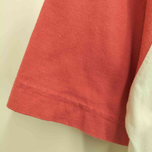 チャンピオン Champion コラボ キャラクター プリント ラグラン クルーネック S/S Tシャツ メンズ import:L