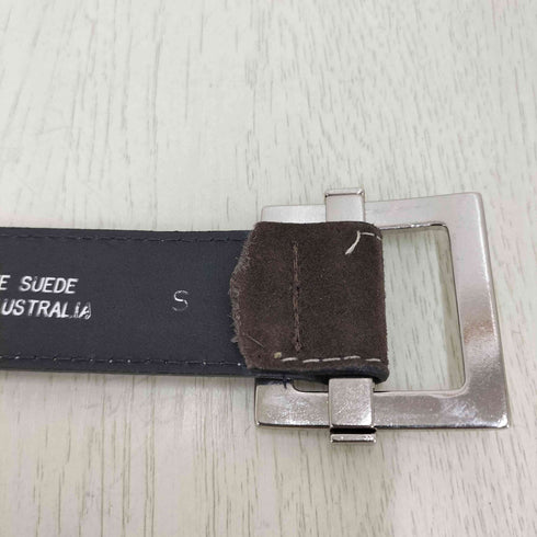 OC オーストラリア製 GENUINE SUEDE 本革 スウェード ベルト レディース S