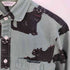 VINTAGE.E.L アニマル キャット 黒猫 プリント シャツ レディース JPN:M