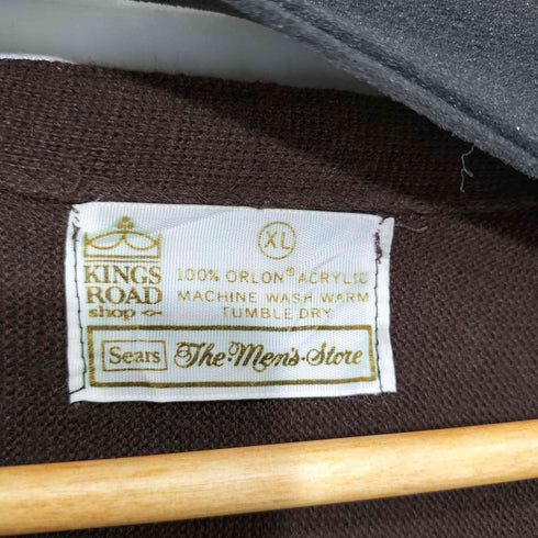 シアーズ Sears 70S KINGS ROAD アクリルカーディガン メンズ import:XL