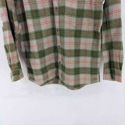 フイールドアンドストリーム FIELD&STREAM MADE IN INDIA 両フラップポケット コットンネルシャツ メンズ import:M