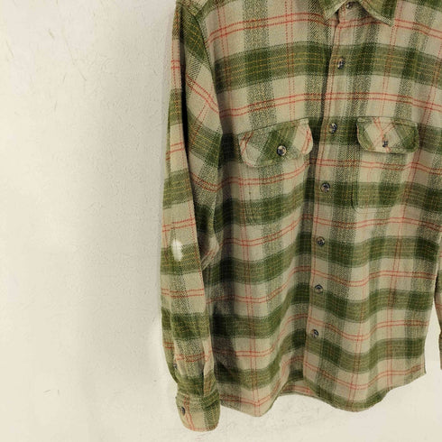フイールドアンドストリーム FIELD&STREAM MADE IN INDIA 両フラップポケット コットンネルシャツ メンズ import:M