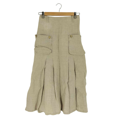 コットンハウスアヤ Cotton House Aya 2ポケット リネン スカート レディース JPN:M