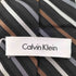 カルバンクライン CALVIN KLEIN シルク100% ストライプ柄 ネクタイ メンズ
