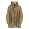 GEWACHSENES LAMMFELL VATER ドイツ トグルボタン フーデッドムートンコート メンズ EUR:54