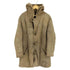 GEWACHSENES LAMMFELL VATER ドイツ トグルボタン フーデッドムートンコート メンズ EUR:54