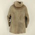 GEWACHSENES LAMMFELL VATER ドイツ トグルボタン フーデッドムートンコート メンズ EUR:54