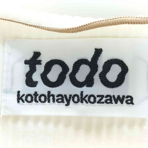 トゥードゥーコトハヨコザワ todo kotoha yokozawa プリーツブラウス レディース FREE