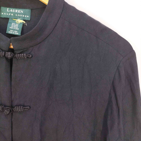ローレンラルフローレン LAUREN RALPH LAUREN シルク チャイナシャツ レディース
