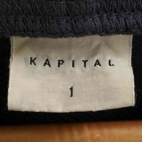キャピタル KAPITAL SURF プリント プルオーバーパーカー メンズ JPN:1