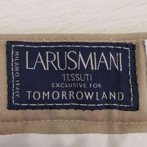 トゥモローランドピリグリム TOMORROWLAND PILGRIM LARUSMIANI ラルスミアーニ コットンスリムスラックス メンズ 42