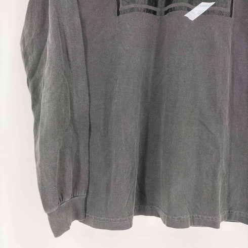 TODAY EDITION 両面プリント L/S Tシャツ メンズ JPN:M