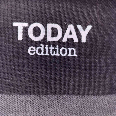 TODAY EDITION 両面プリント L/S Tシャツ メンズ JPN:M