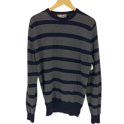 ジョンスメドレー JOHN SMEDLEY GOOD ENOUGH クルーネック ボーダーニット メンズ JPN:M