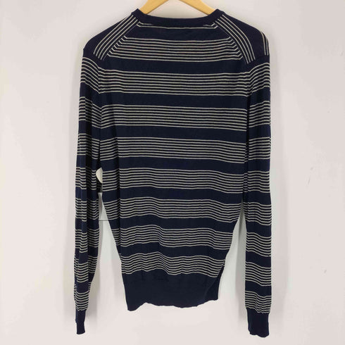 ジョンスメドレー JOHN SMEDLEY GOOD ENOUGH クルーネック ボーダーニット メンズ JPN:M