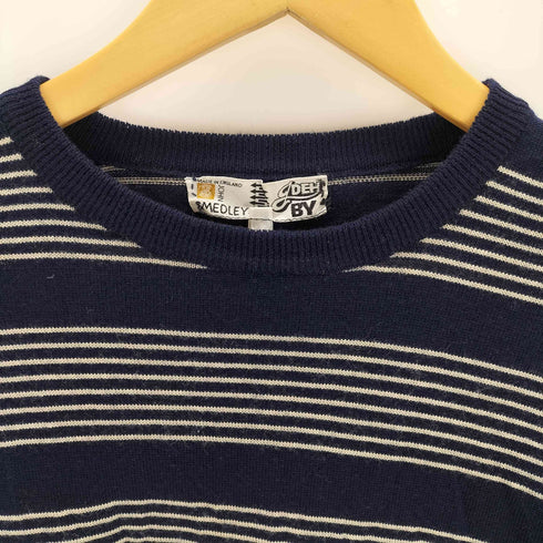 ジョンスメドレー JOHN SMEDLEY GOOD ENOUGH クルーネック ボーダーニット メンズ JPN:M