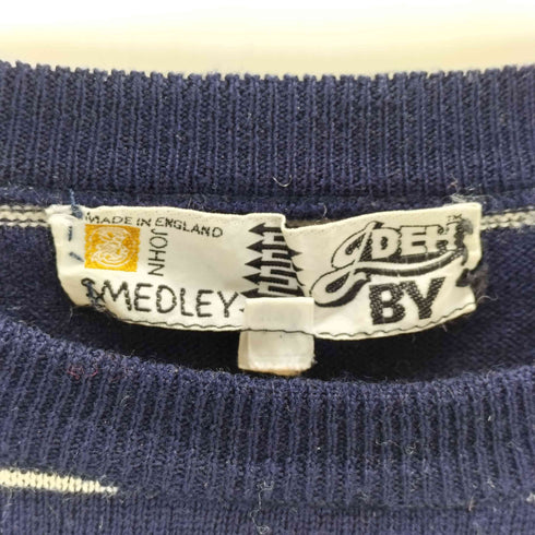 ジョンスメドレー JOHN SMEDLEY GOOD ENOUGH クルーネック ボーダーニット メンズ JPN:M