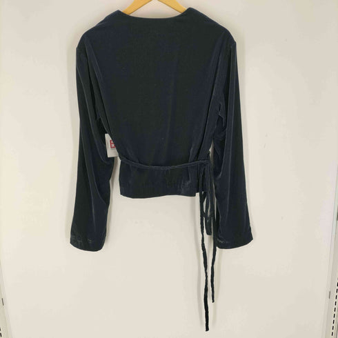 ザラ ZARA VELVET WRAP JACKET レディース import:XS
