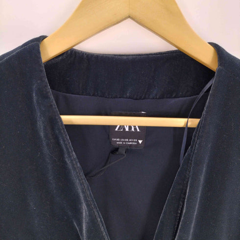 ザラ ZARA VELVET WRAP JACKET レディース import:XS