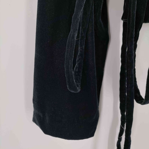 ザラ ZARA VELVET WRAP JACKET レディース import:XS