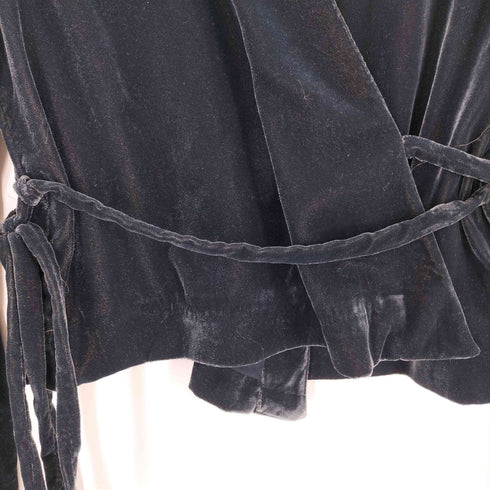 ザラ ZARA VELVET WRAP JACKET レディース import:XS