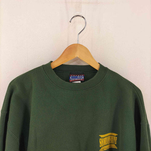 CRABLE SPORTSWEAR ラバープリント 両面企業ロゴスウェット SHOWROOMSHINE メンズ import:L