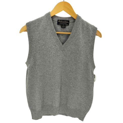 ブルックスブラザーズ BROOKS BROTHERS 3-PLY SCOTTISH CASHMERE Vネックベスト メンズ import:S