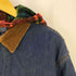 ポロバイラルフローレン Polo by RALPH LAUREN 90s USA製 裏地チェック 襟コーデュロイ フーデッド デニム カバーオール メンズ import:M