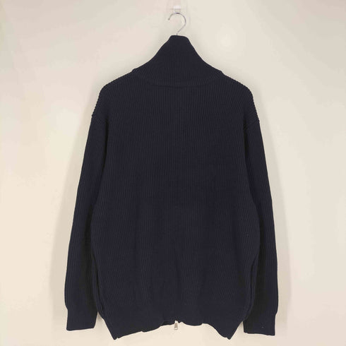 ザラ ZARA ドライバーズニット ジップアップ ニット カーディガン メンズ import:XL