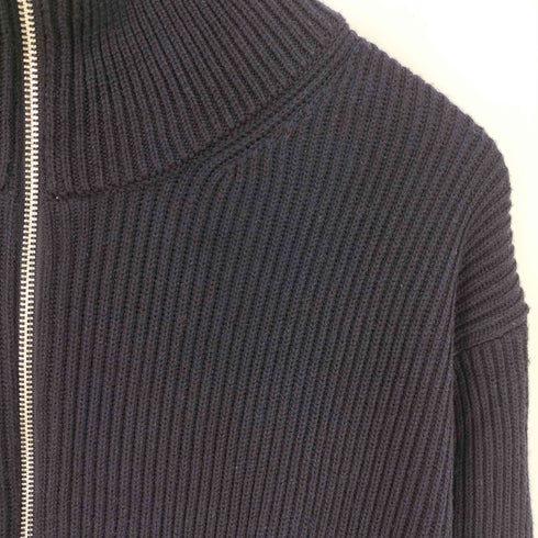ザラ ZARA ドライバーズニット ジップアップ ニット カーディガン メンズ import:XL