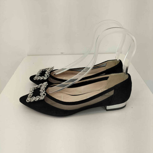 ダイアナ DIANA ビジューポインテッドトゥ パンプス レディース JPN:23.5