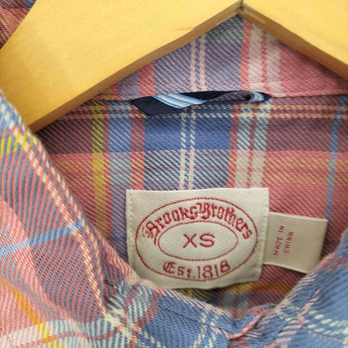 ブルックスブラザーズ BROOKS BROTHERS ガチャポケ チェック柄ボタンシャツ メンズ import:XS