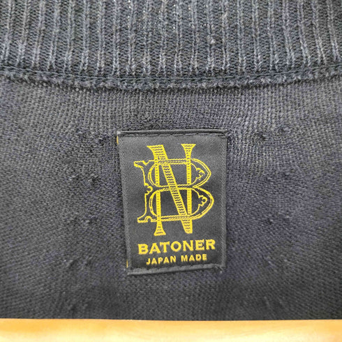 バトナー BATONER コットン リネン シルク ニットソー メンズ JPN:2