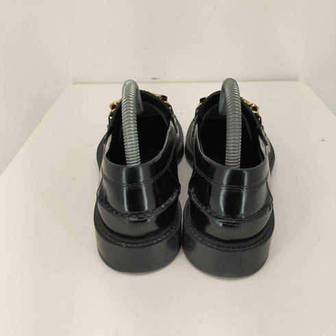 トッズ TOD’S T Chain Leather Loafers レディース JPN:36