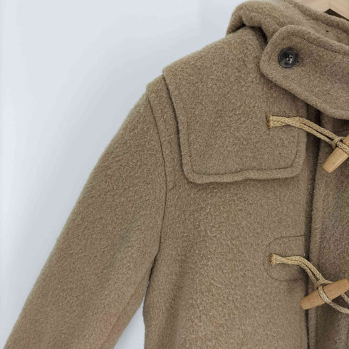 HARNOLO BROOK 英国製 ウール混 フーディー ダッフル コート メンズ FR:38