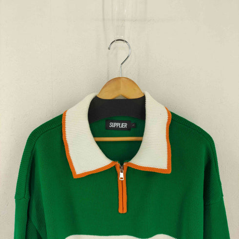 サプライヤー SUPPLIER COLLEGE LOGO KNIT メンズ JPN:L