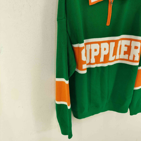 サプライヤー SUPPLIER COLLEGE LOGO KNIT メンズ JPN:L