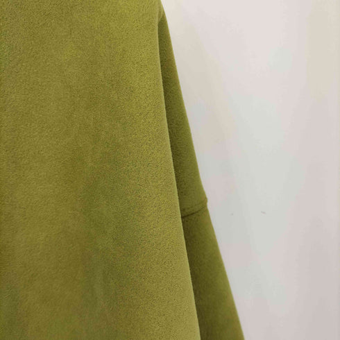 ユナイテッドアローズグリーンレーベルリラクシング UNITED ARROWS green label relaxing フェイク スエード ダンボール ジップ プルオーバー レディース
