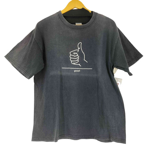 グッドイナフ GOODENOUGH 初期 両面プリント S/S Tシャツ ハンドサイン メンズ JPN:L