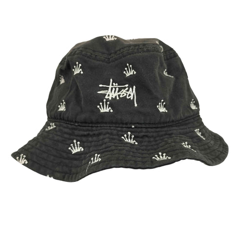 ステューシー Stussy 00S OLD 総柄 バケットハット クラウン メンズ