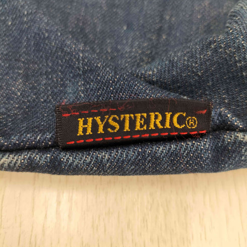 ヒステリック HYSTERIC 00S サークル ロゴ プリント デニム トート バッグ Y2K レディース