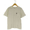 アニエスベーオム Agnes b.homme コットン 胸ポケット トカゲ クルーネックTシャツ メンズ JPN:2