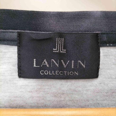 ランバンコレクション LANVIN COLLECTION マーブル クルーネック S/S Tシャツ レディース EUR:48