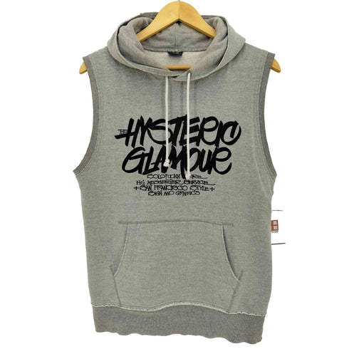 ヒステリックグラマー HYSTERIC GLAMOUR ロゴ ノースリーブパーカー レディース FREE