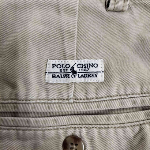 ポロラルフローレン POLO RALPH LAUREN 90s USA製 POLO CHINO ポロチノ 2タック チノパン メンズ 34×34