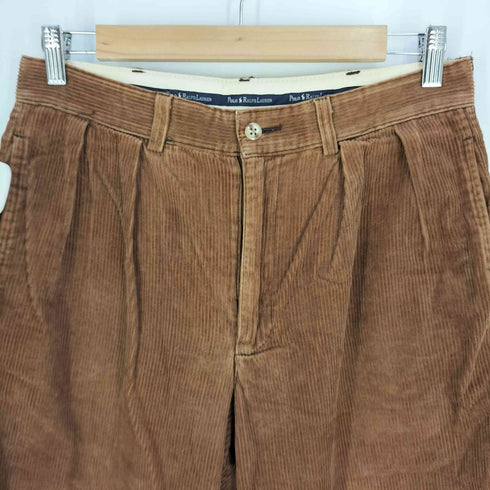 ポロラルフローレン POLO RALPH LAUREN 90s ANDREW PANT アンドリューパンツ 2タック コーデュロイパンツ メンズ 32×34