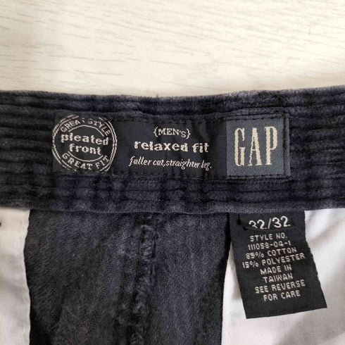 ギャップ Gap 90-00s OLD GAP オールド relaxed fit 2タック コーデュロイパンツ メンズ 32/32