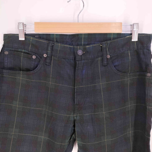 ポロラルフローレン POLO RALPH LAUREN SULLIVAN SLIM DUNGAREES チェック チノパン メンズ 33/30