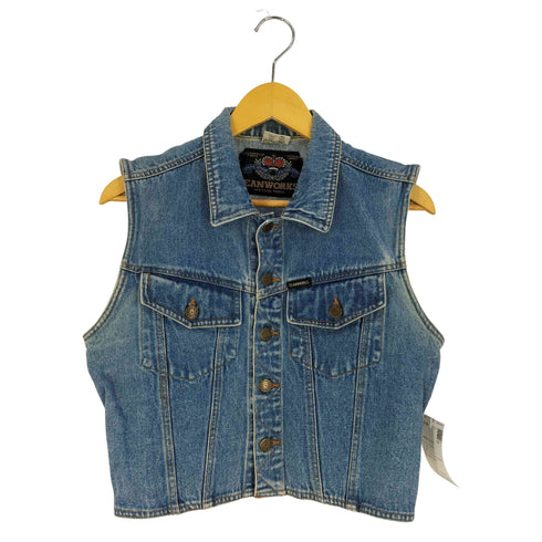JEANWORKS デニムベスト レディース import:M