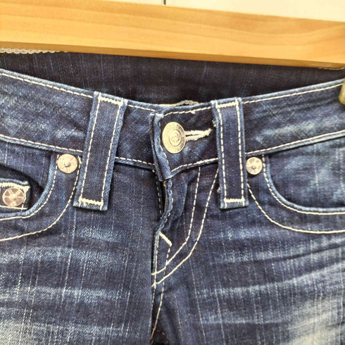 トゥルーレリジョン TRUE RELIGION MADE IN USA ストレートデニムパンツ y2k レディース US:23